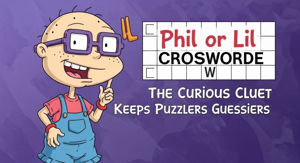 Phil or Lil of Rugrats Crossword