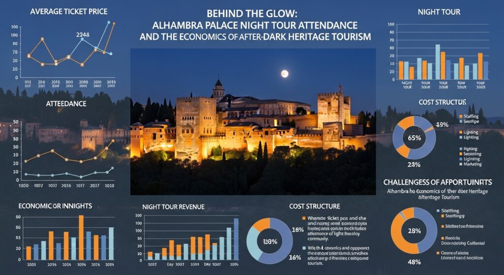 alhambra palace night tour attendance revenue