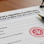 Temporary Identity Certificate: When Proof of Who You Are Can’t Wait